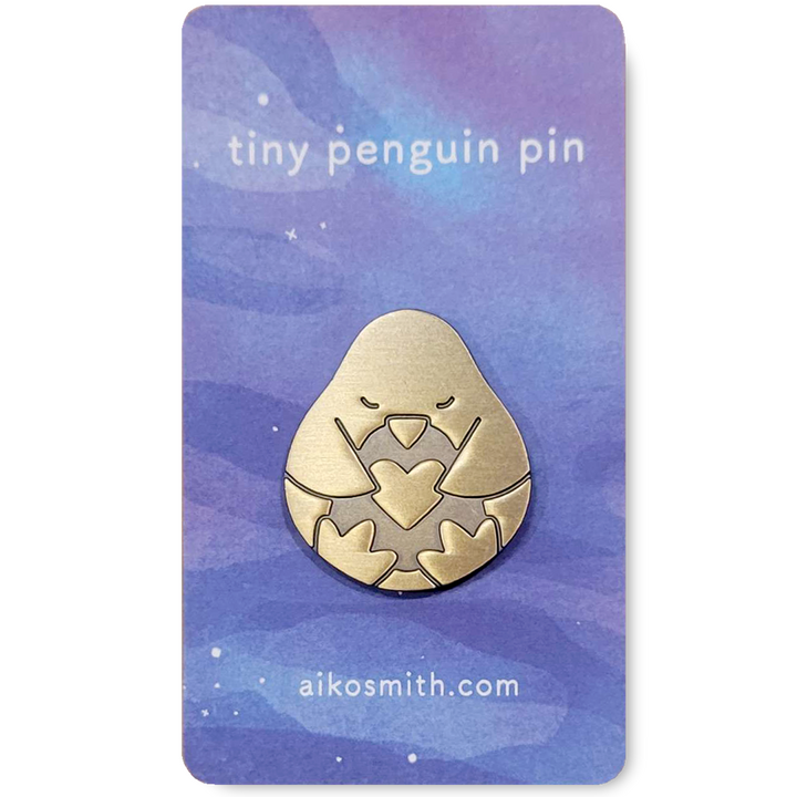 Gold Penguin Pin